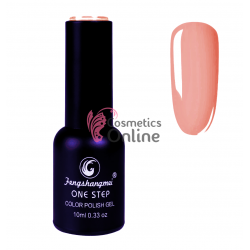 Oja semipermanenta FSM, ONE STEP Color UV/LED 10ml Cod 008 Charm Rose 